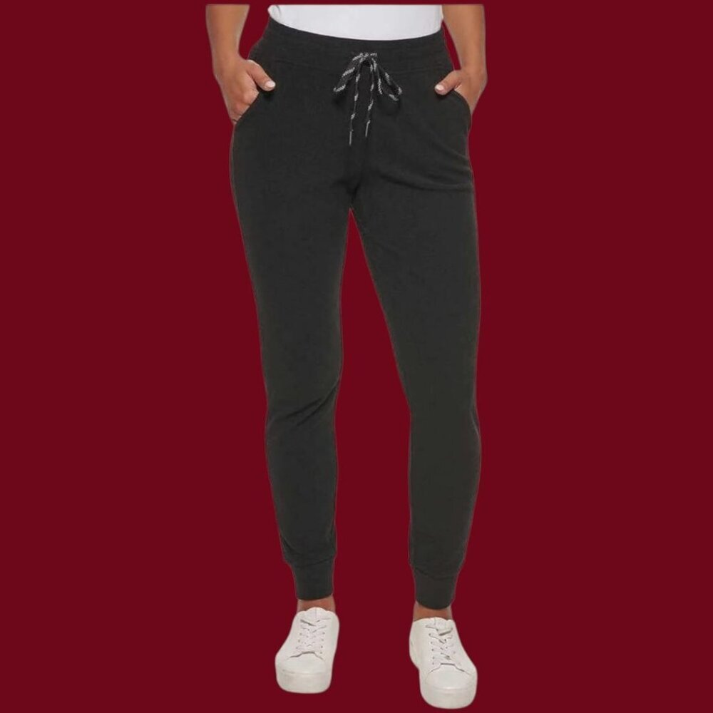 Marc New York Womens Jogger Pants Polyester Blend Black Small